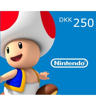 eShop Prepaid Card 250 DKK DK Nintendo eShop Key 